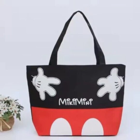 Handbags - Miki Cotton Bag Mickey Tote Size: 16 x 11.5 x 4 inch